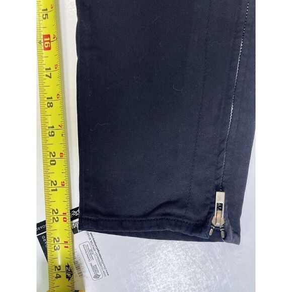 J Brand Womens Black High Rise Utility Cargo Pants Size 26 Margho Zip Ankle $248 - Picture 6 of 14